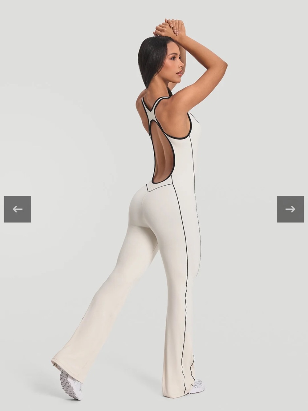 Open Back Jumpsuit - Picture 3 of 5